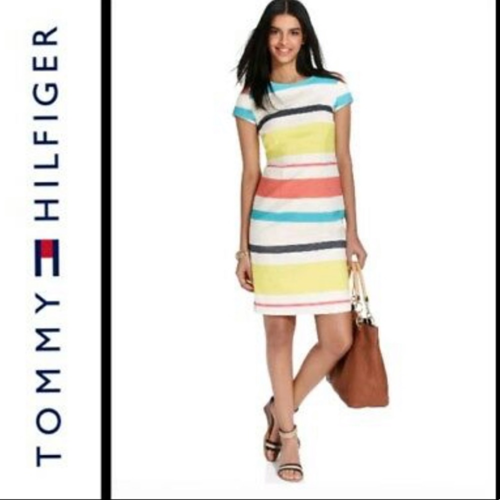 Tommy Hilfiger striped shift dress